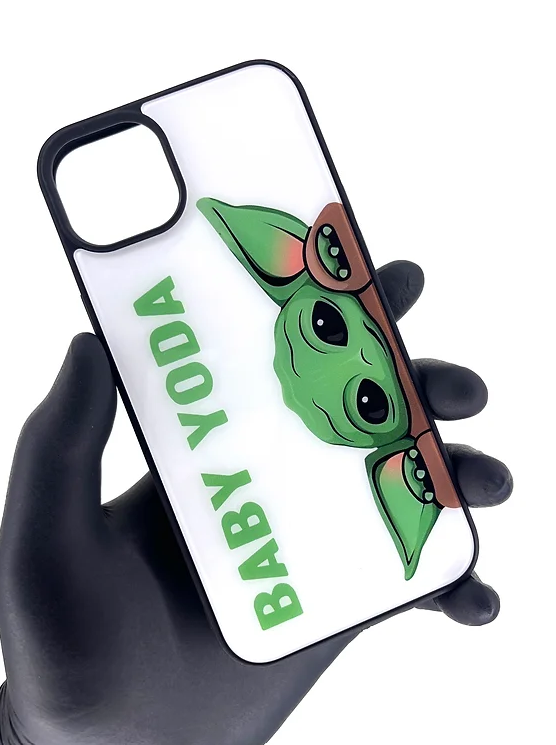 iPhone Gloss Finish Case baby Yoda