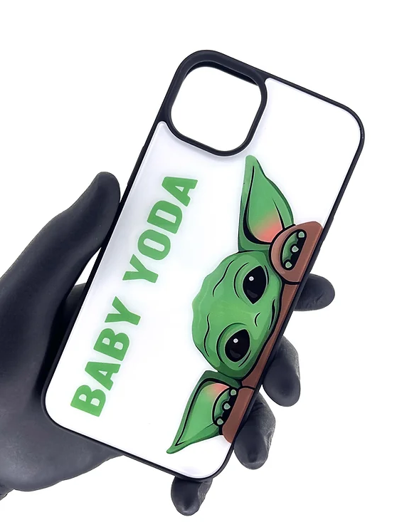 iPhone Gloss Finish Case baby Yoda