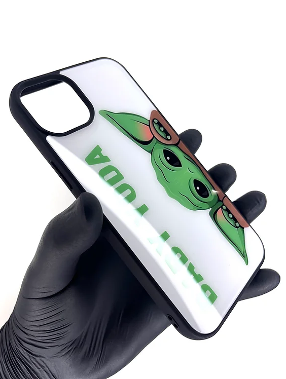 iPhone Gloss Finish Case baby Yoda